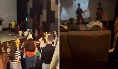 Rapçi Çakal’ın hayran buluşmasında salon boks ringine döndü