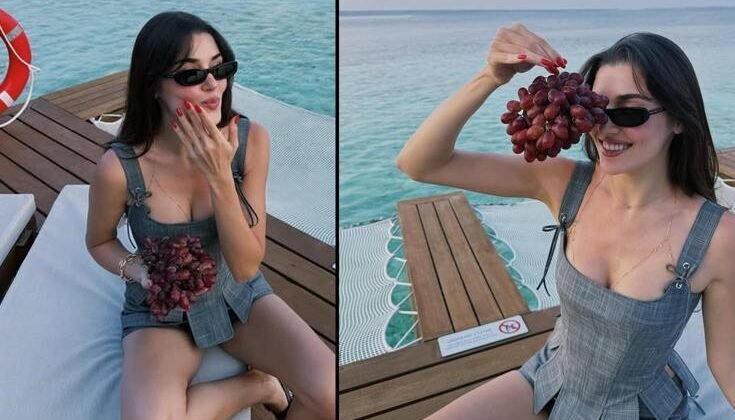 Tatil pozu büyüledi, sevenleri tek bir detayı merak etti