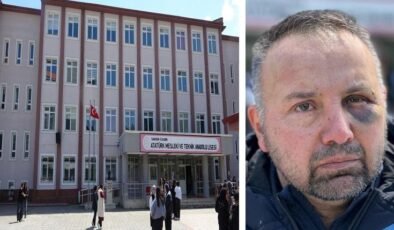 Öğretmene taşla, öğrencilere bıçakla saldırdılar