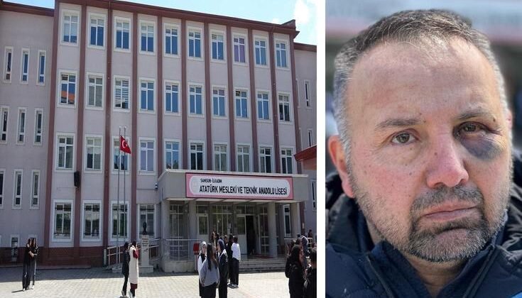 Öğretmene taşla, öğrencilere bıçakla saldırdılar