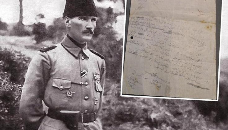 Atatürk’ün el yazısı emri ortaya çıktı! O bölgenin alınmasını istemiş
