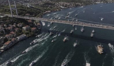 Galatasaray’dan İstanbul Boğazı’nda rakiplerini kıskandıracak kutlama