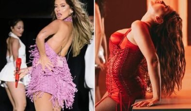 Hadise konser esnasında kendini tutamadı
