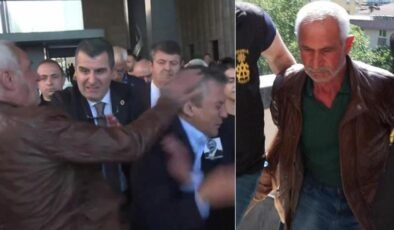 Özel’e saldıran şahıstan skandal sözler! Utanmasa elim çarptı diyecek